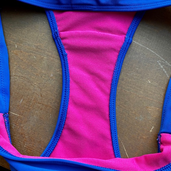 Bright Blue Cheeky Swim Bottom - Picture 4 of 4